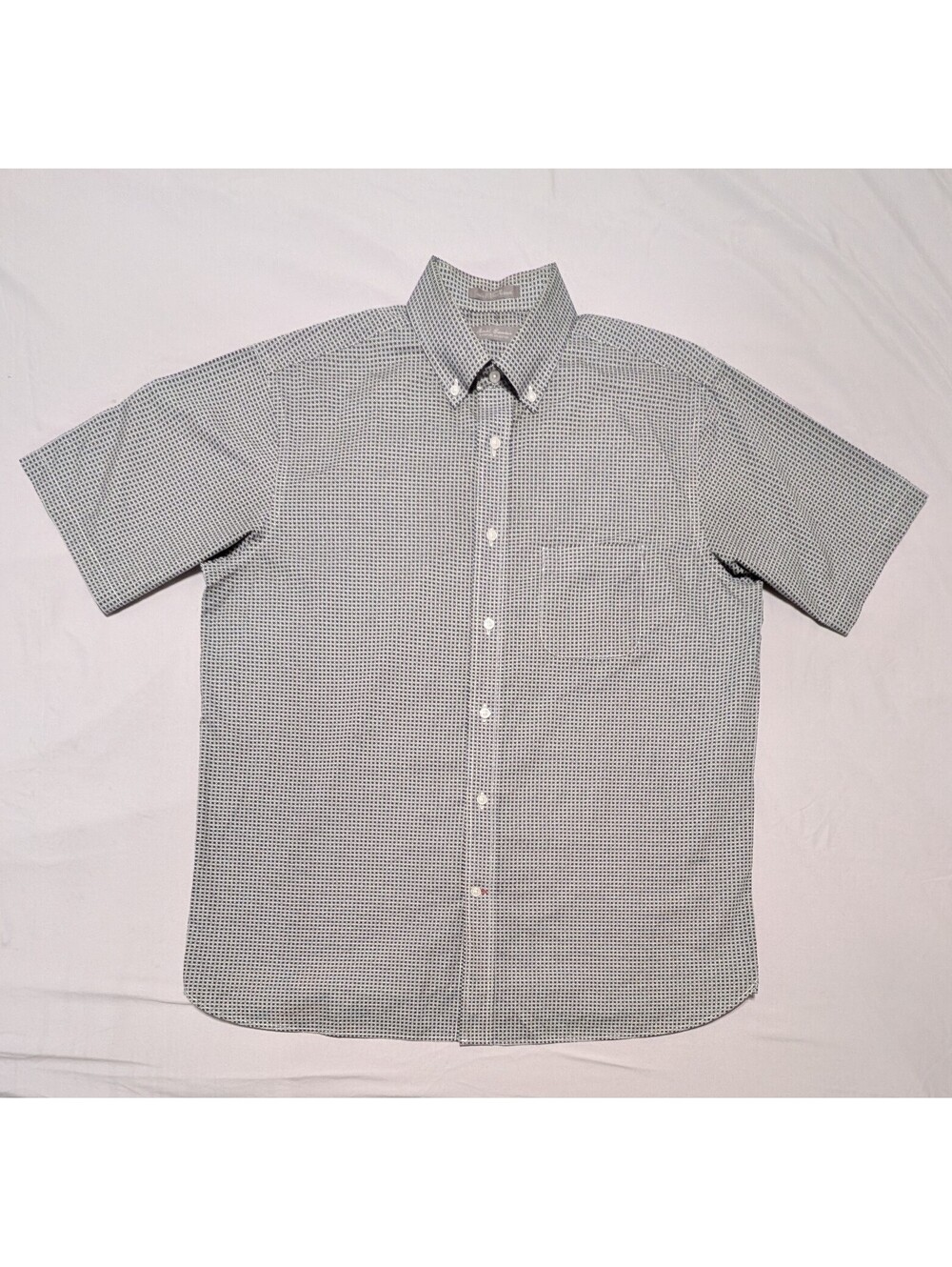 Daniel Cremieux Signature Collection Shirt Mens Large L Cotton Short Sleeve